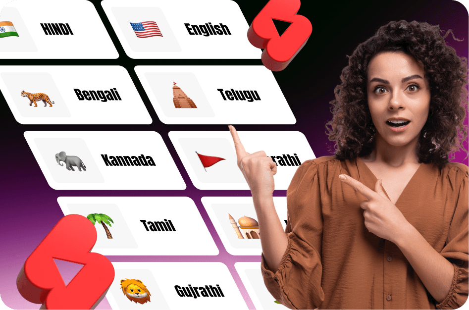 Best AI Tools to Generate YouTube Shorts Captions in Regional Languages