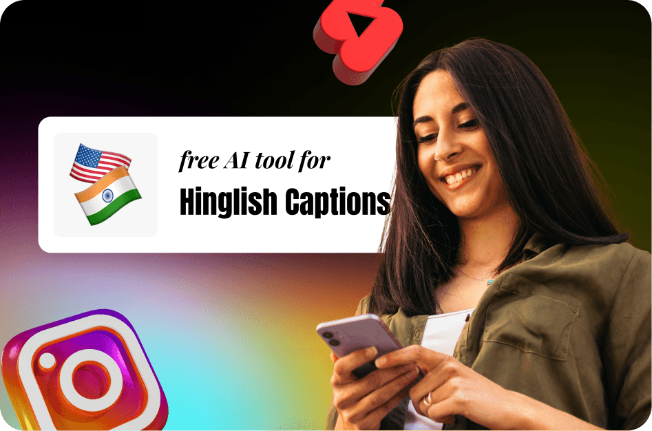 Hinglish Captions Made Easy: Free AI Subtitle Generator for Short Videos