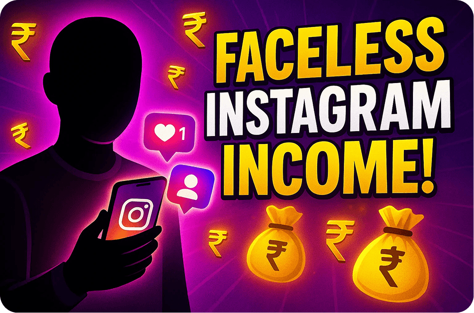 💰How to Make Passive Income in India with Faceless Instagram Accounts💸