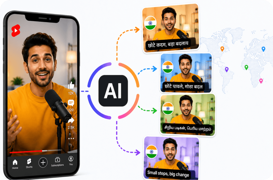 Multilingual Shorts for Indian Creators