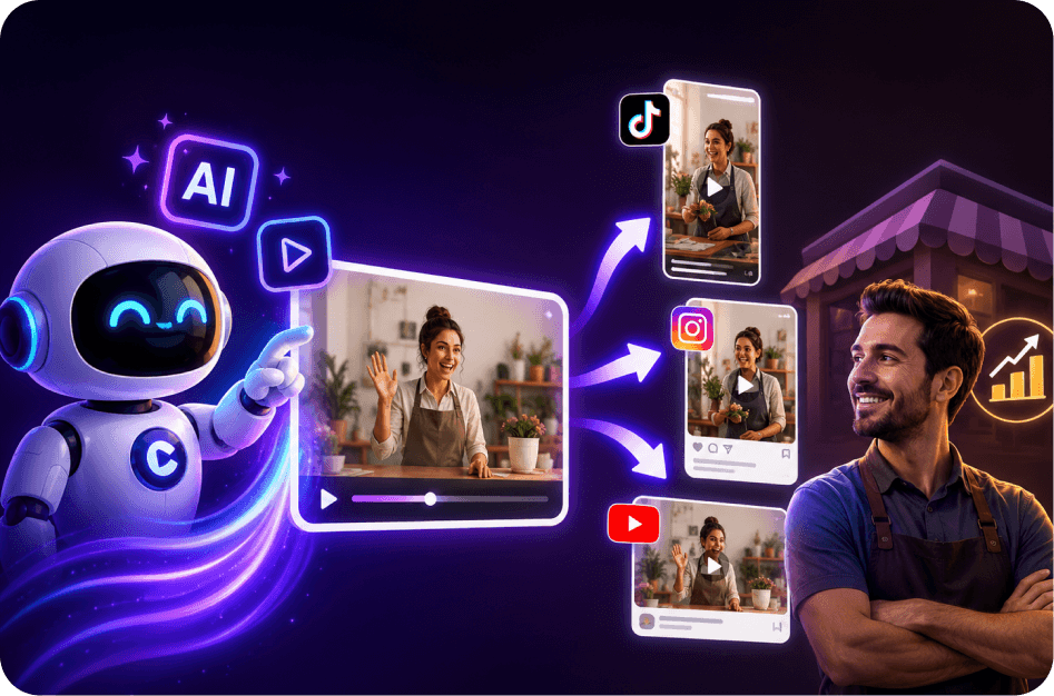 AI Video Repurposing for Small Businesses