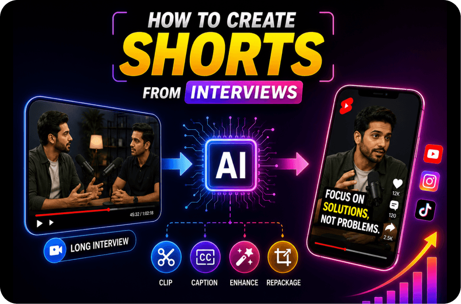 How to Create Shorts from Interviews