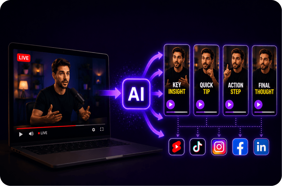 How to Repurpose Livestreams into Short Clips