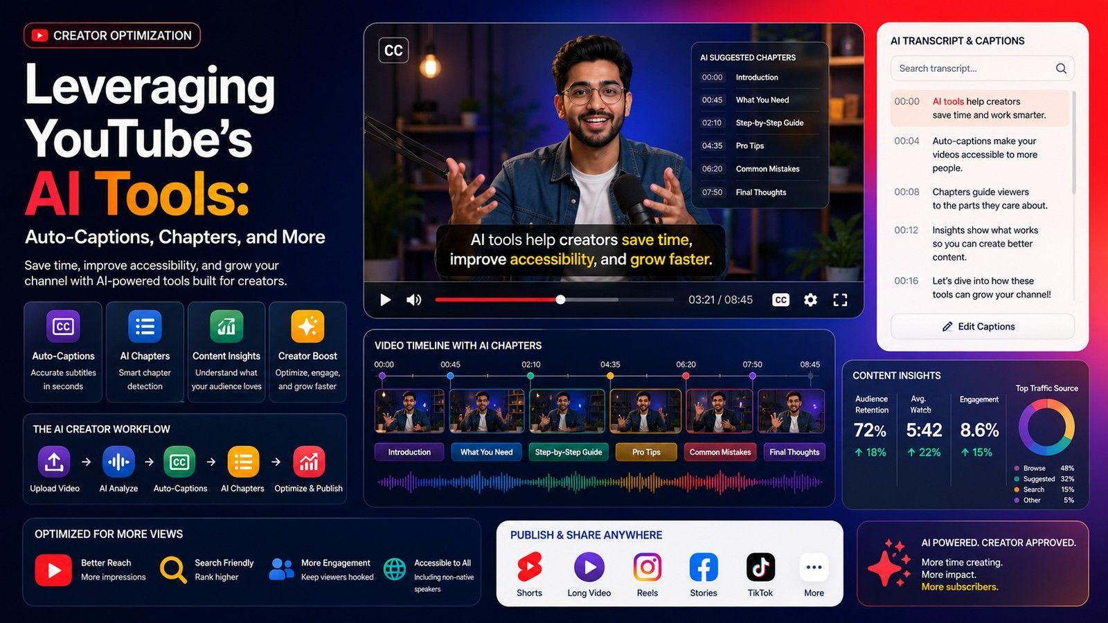 Leveraging YouTube’s AI Tools: Auto-Captions, Chapters, and More
