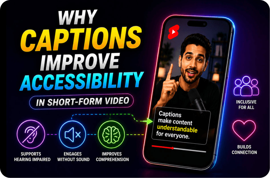 Why Captions Improve Accessibility in Short-Form Video