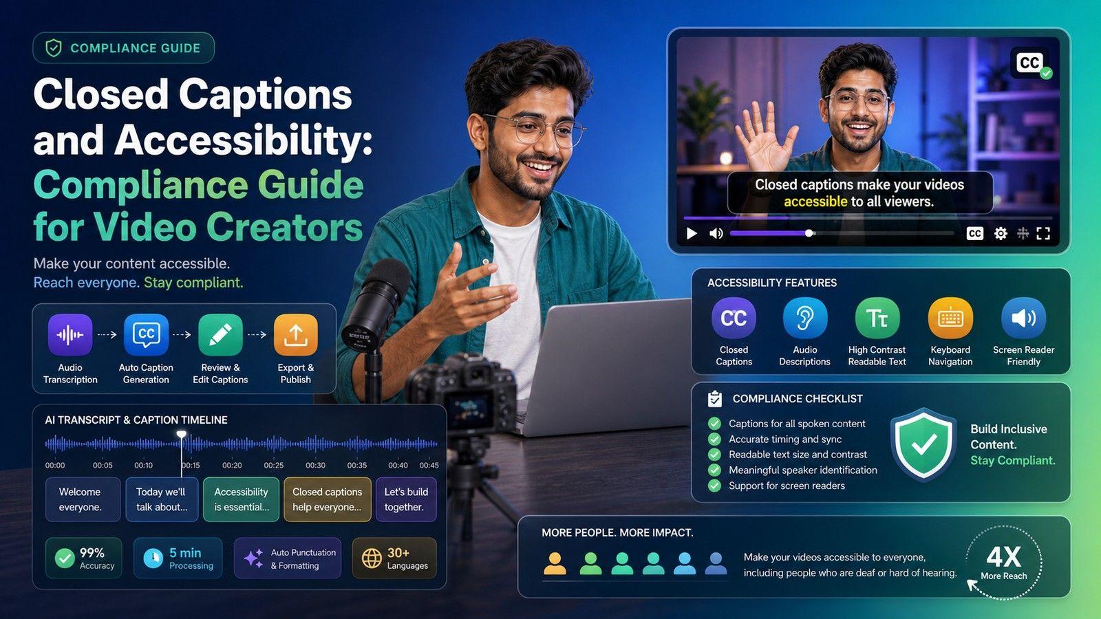 Closed Captions and Accessibility: Compliance Guide for Video Creators