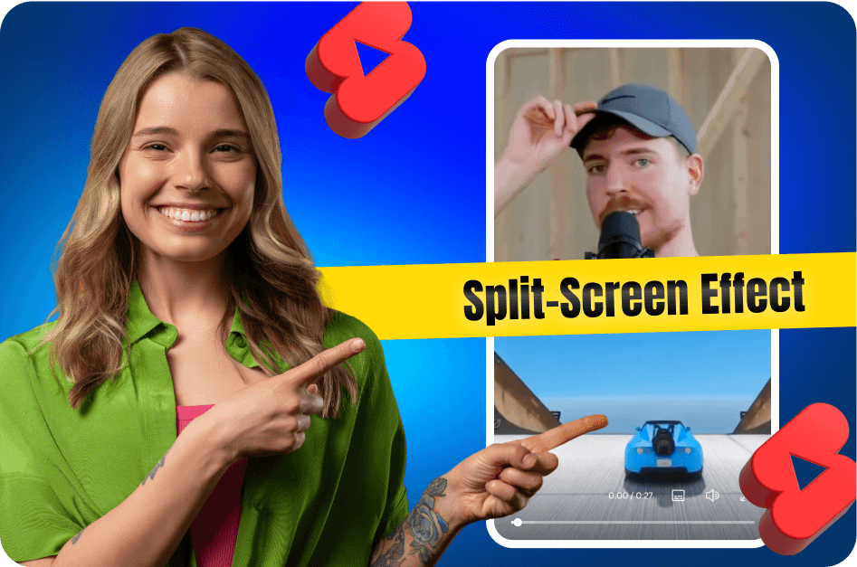How to Use Split Screen Effects in YouTube Shorts