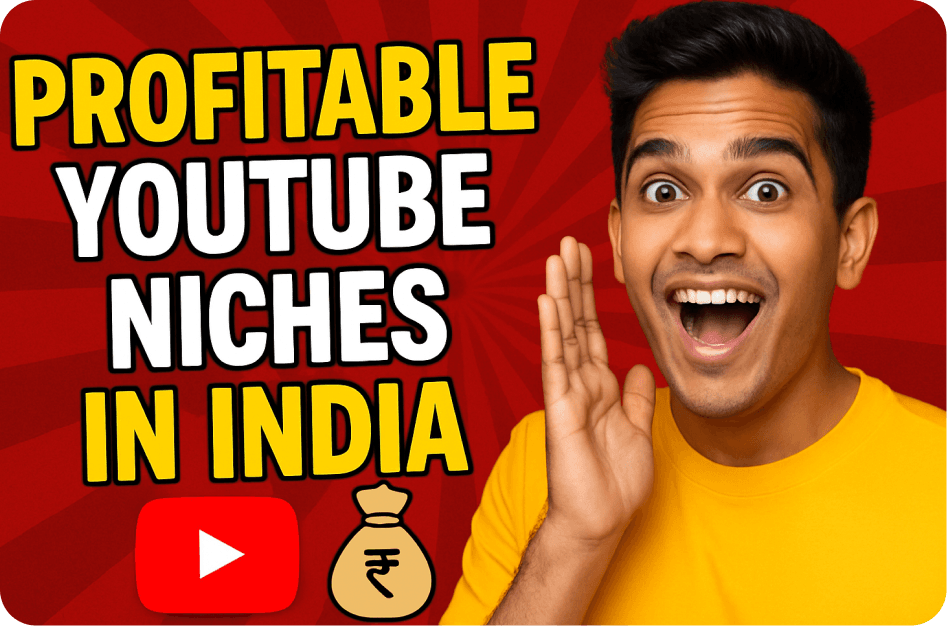 Profitable YouTube Niches in India: Data‑Backed List