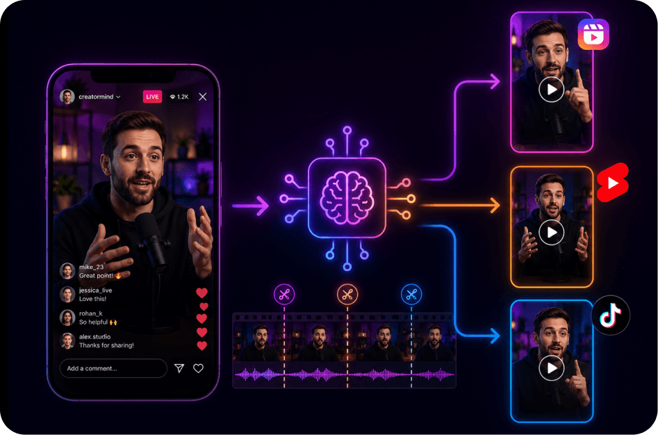 How to Turn Instagram Live into Reels and Shorts