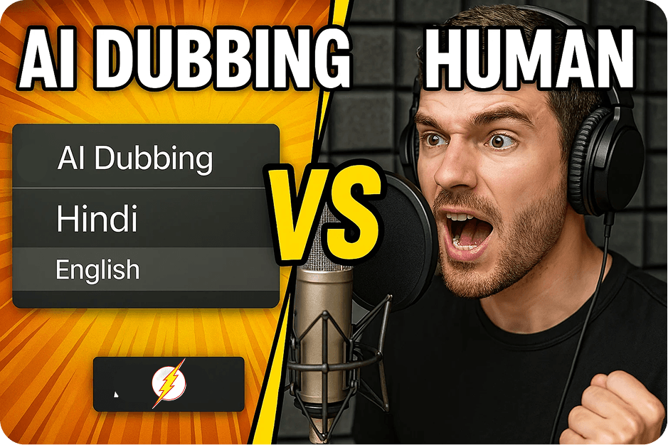 Automated vs. Human Dubbing: Pros & Cons for Your Project